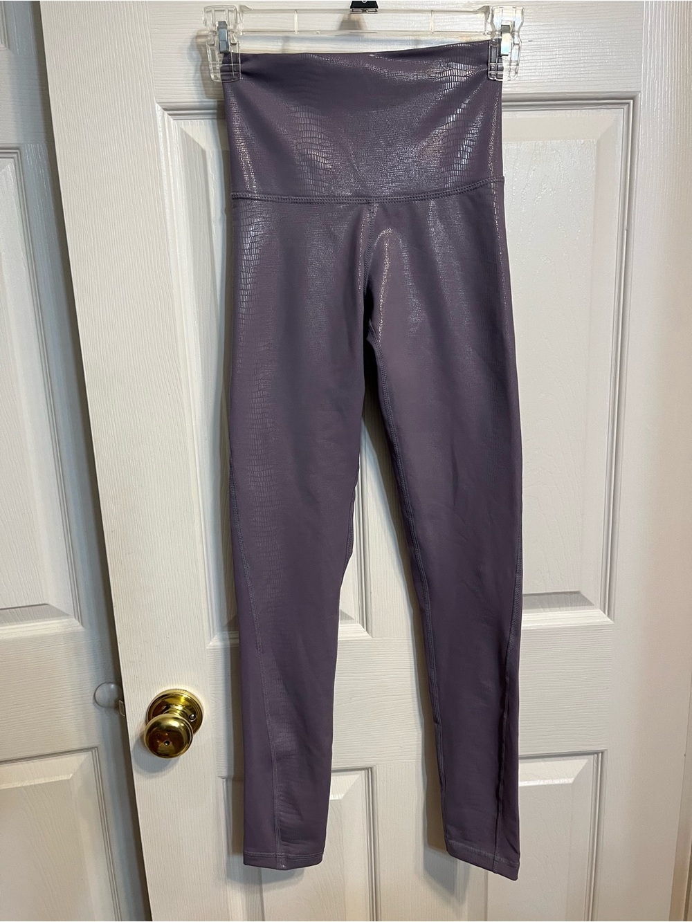 NWT DYI Sport High-Waist Textured Leggings - Dusty Purple